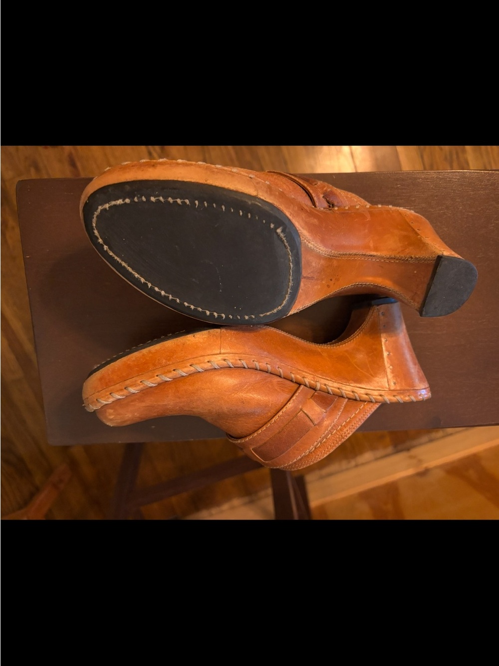 Frye leather Harness mule clogs Sz 8.5 - Picture 2 of 9